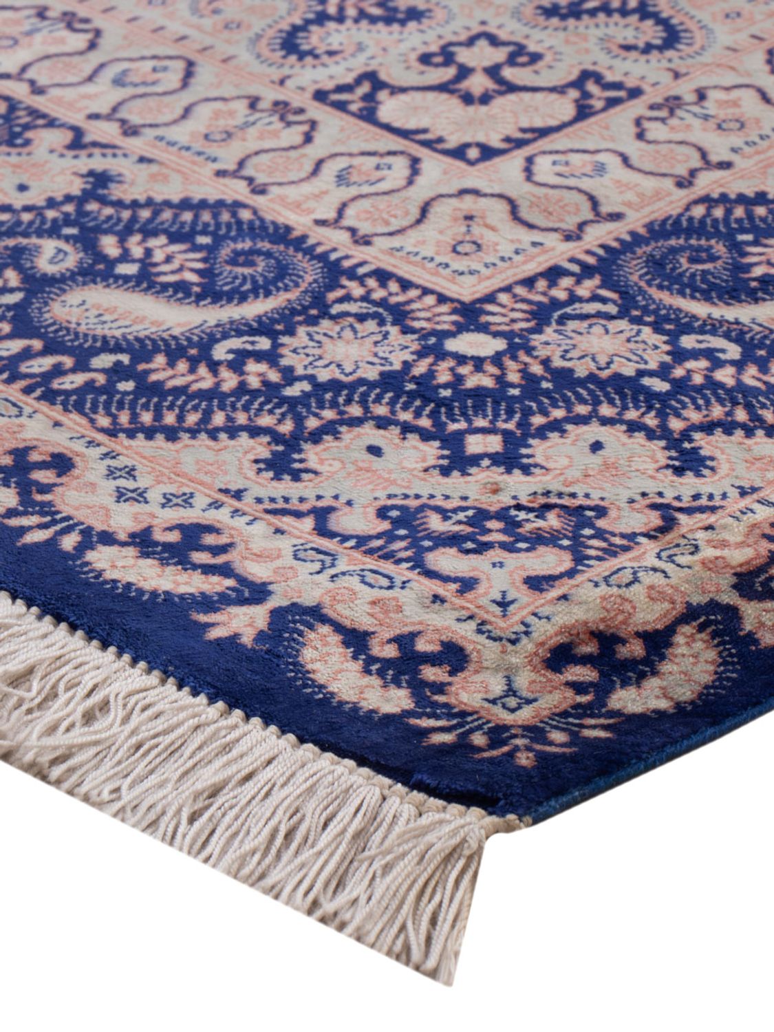 Hedvábný koberec - Ghom Silk - Premium - 150 x 96 cm - karamelová