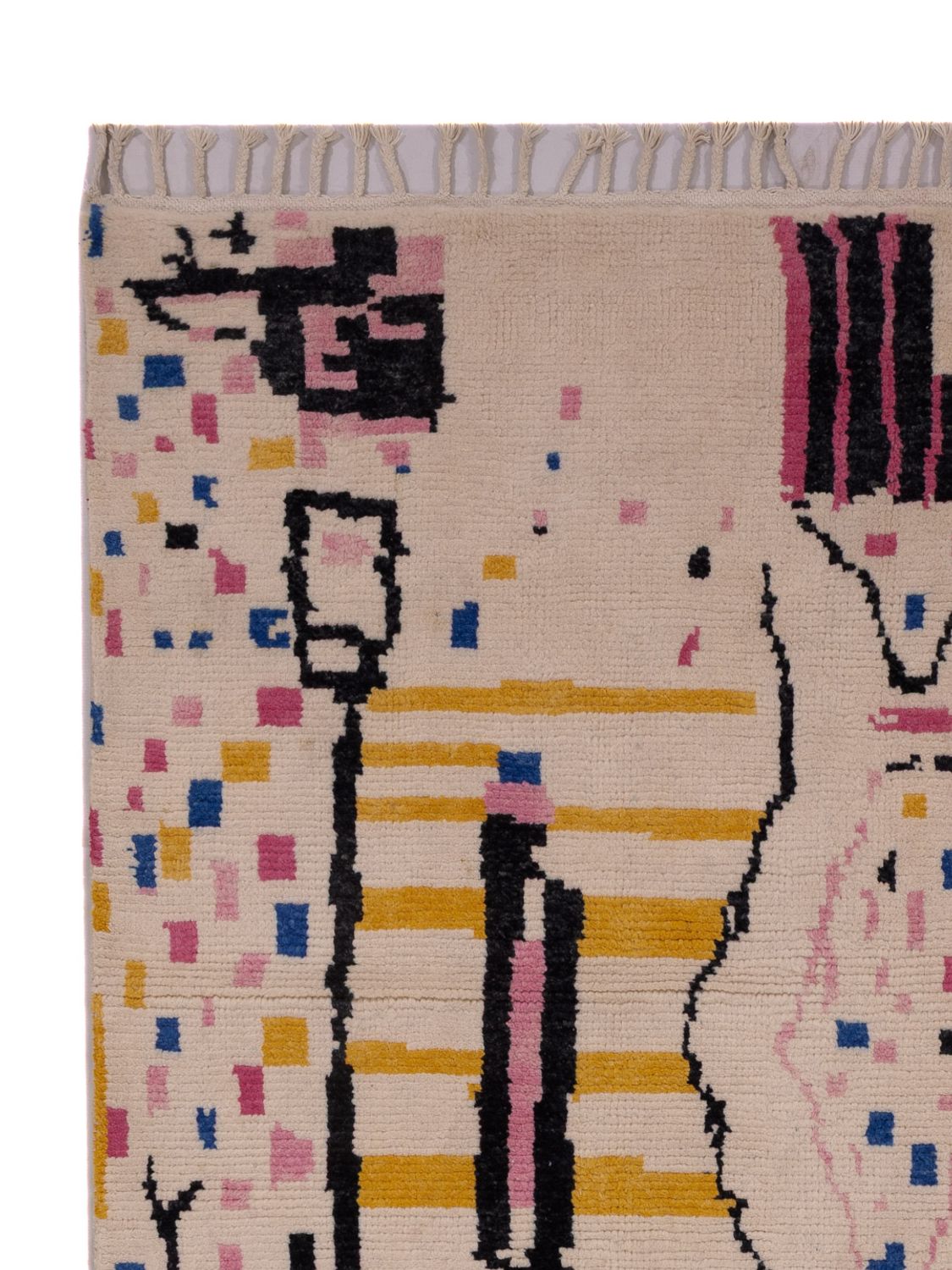 Alfombra bereber - 244 x 166 cm - caramelo