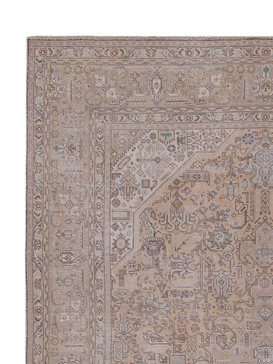 Vintage koberec - 305 x 199 cm - karamelová