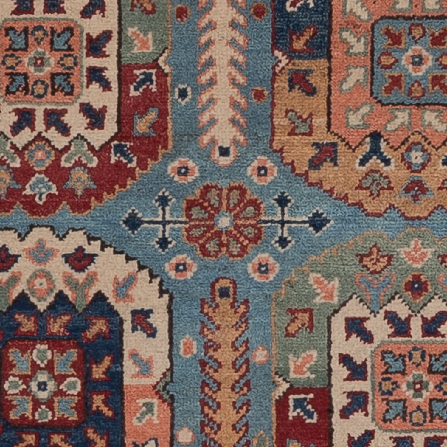 Alfombra Ziegler - 185 x 119 cm - verde oliva