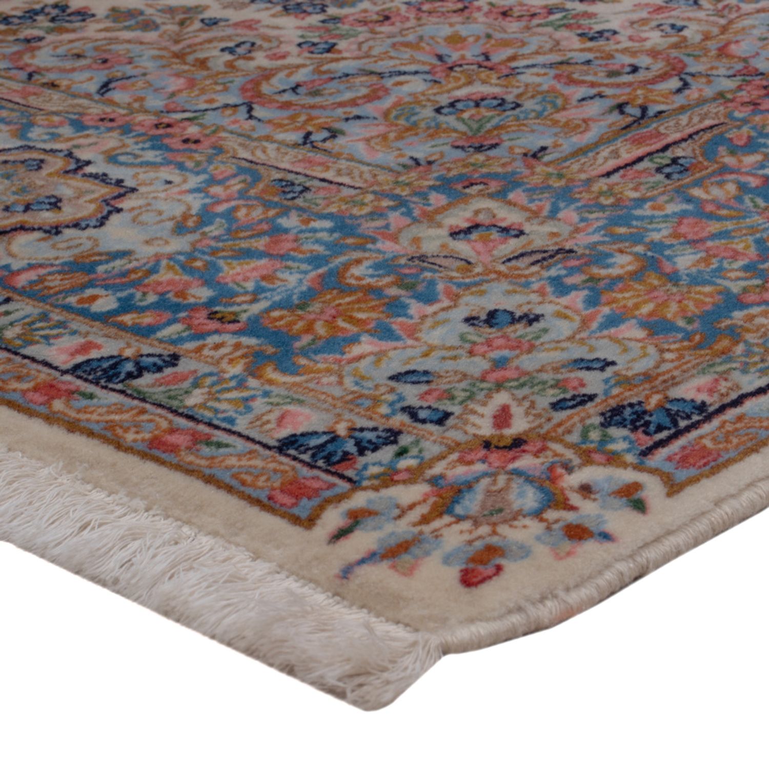 Perský koberec - Klasický čtvercový  - 176 x 176 cm - tmavě béžová