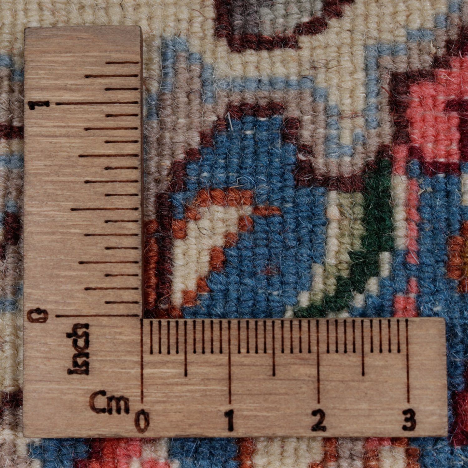 Perský koberec - Klasický čtvercový  - 176 x 176 cm - tmavě béžová