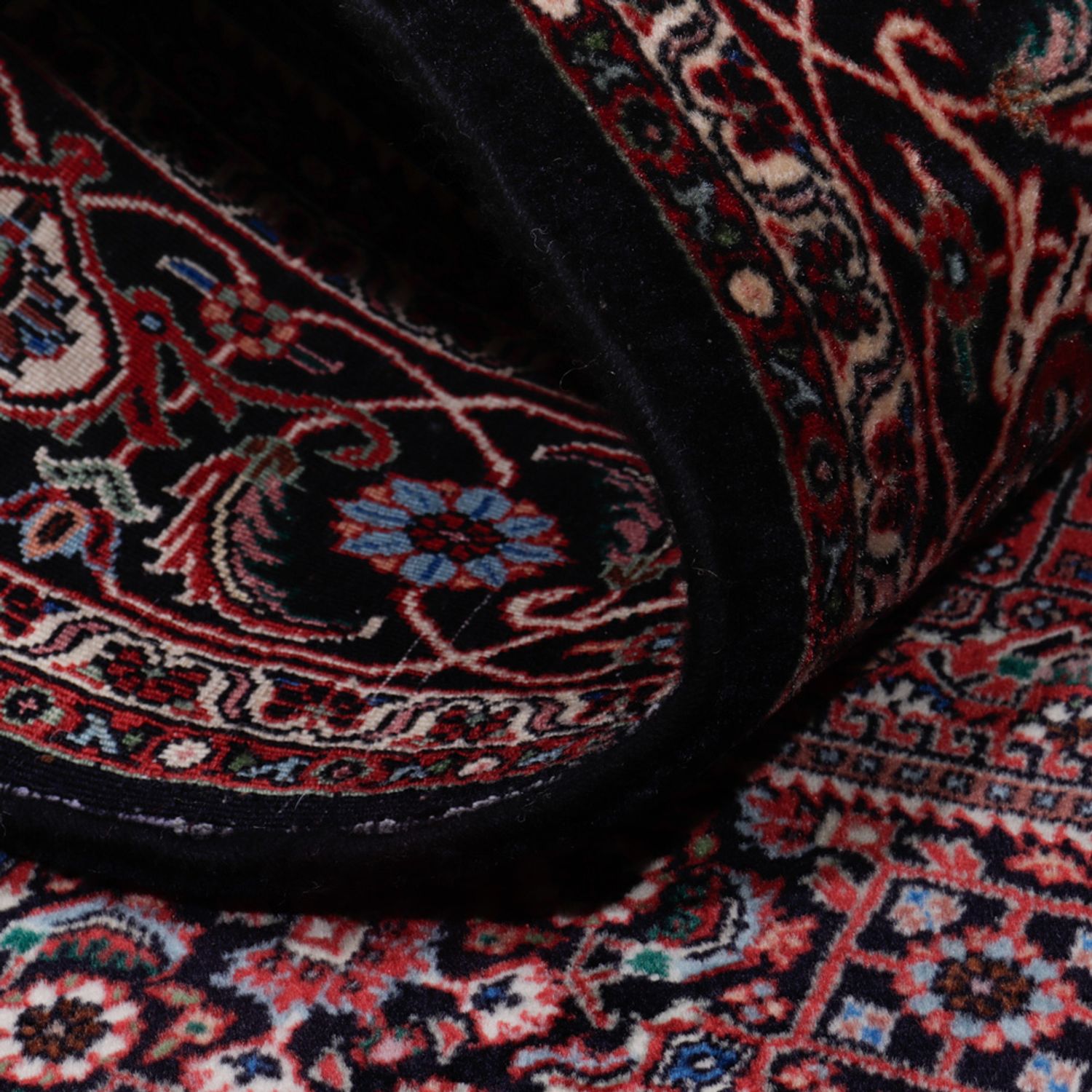 Perský koberec - Bijar - 200 x 130 cm - tmavě béžová