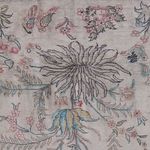 Hedvábný koberec - Kašmírské hedvábí - 178 x 123 cm - béžová