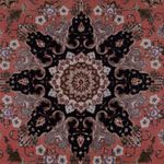 Perský koberec - Tabríz - Královský čtvercový  - 199 x 198 cm - lososová