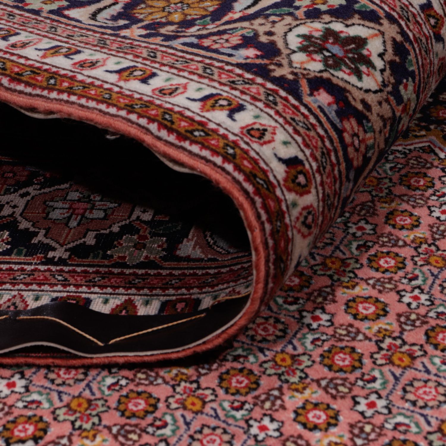 Perský koberec - Tabríz - Královský - 200 x 150 cm - tmavě béžová