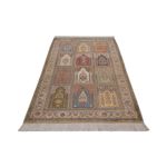 Hedvábný koberec - Kayseri - 214 x 153 cm - vícebarevné