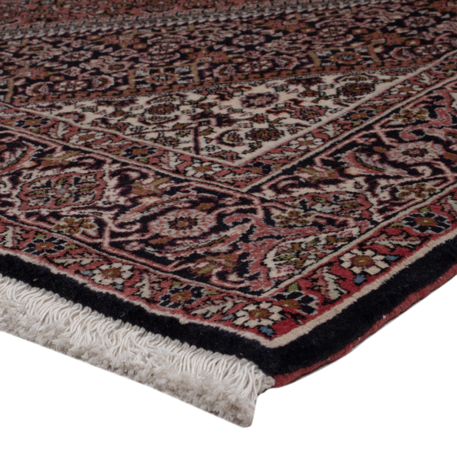 Perský koberec - Bijar - 228 x 142 cm - tmavě hnědá