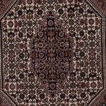Perský koberec - Bijar - 228 x 142 cm - tmavě hnědá