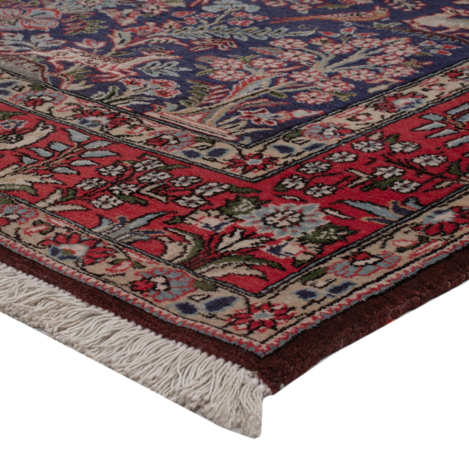 Persisk teppe - Ghom - 206 x 138 cm - mørk brun