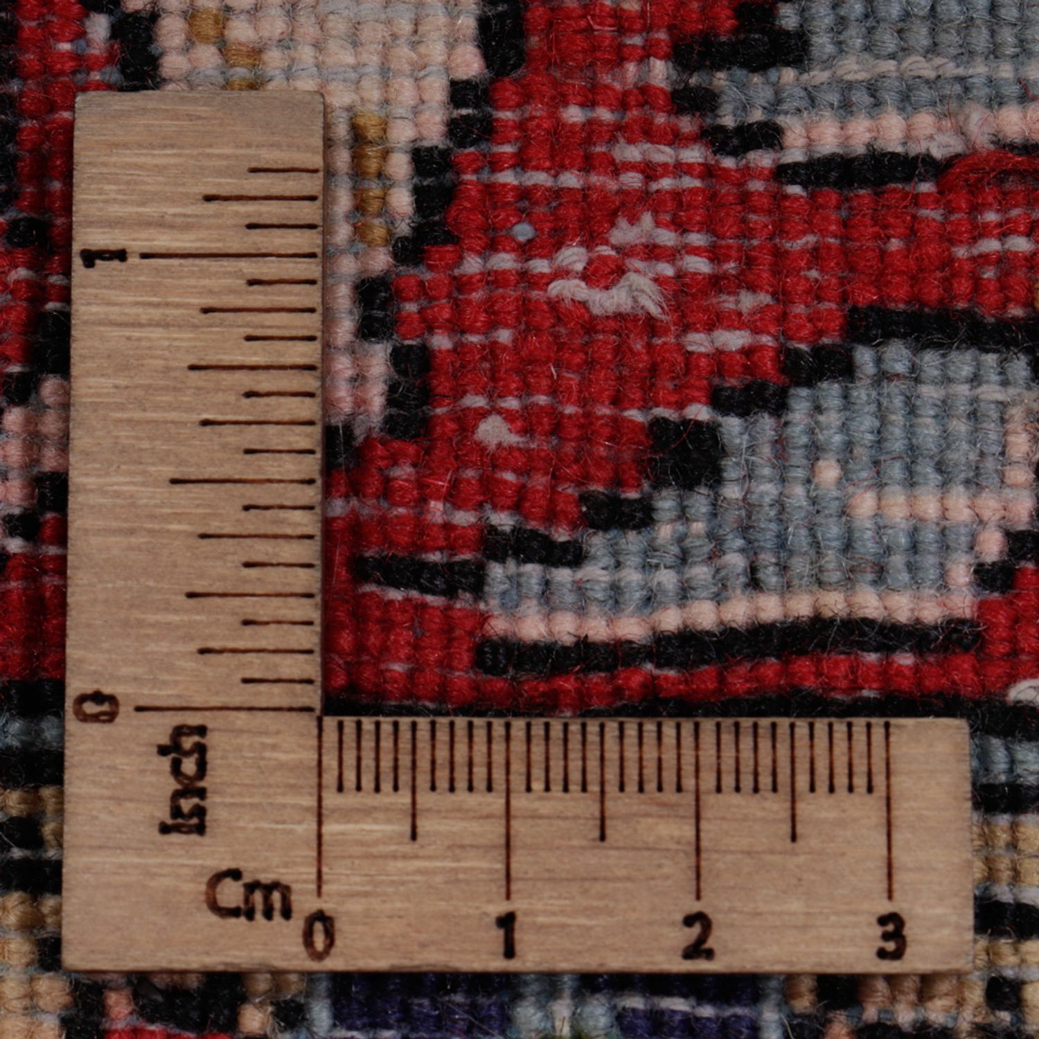 Persisk teppe - Ghom - 206 x 138 cm - mørk brun