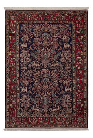 Persisk teppe - Ghom - 206 x 138 cm - mørk brun