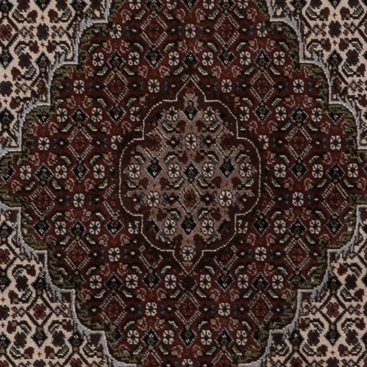 Persisk teppe - Tabriz - Royal - 206 x 138 cm - mørk beige