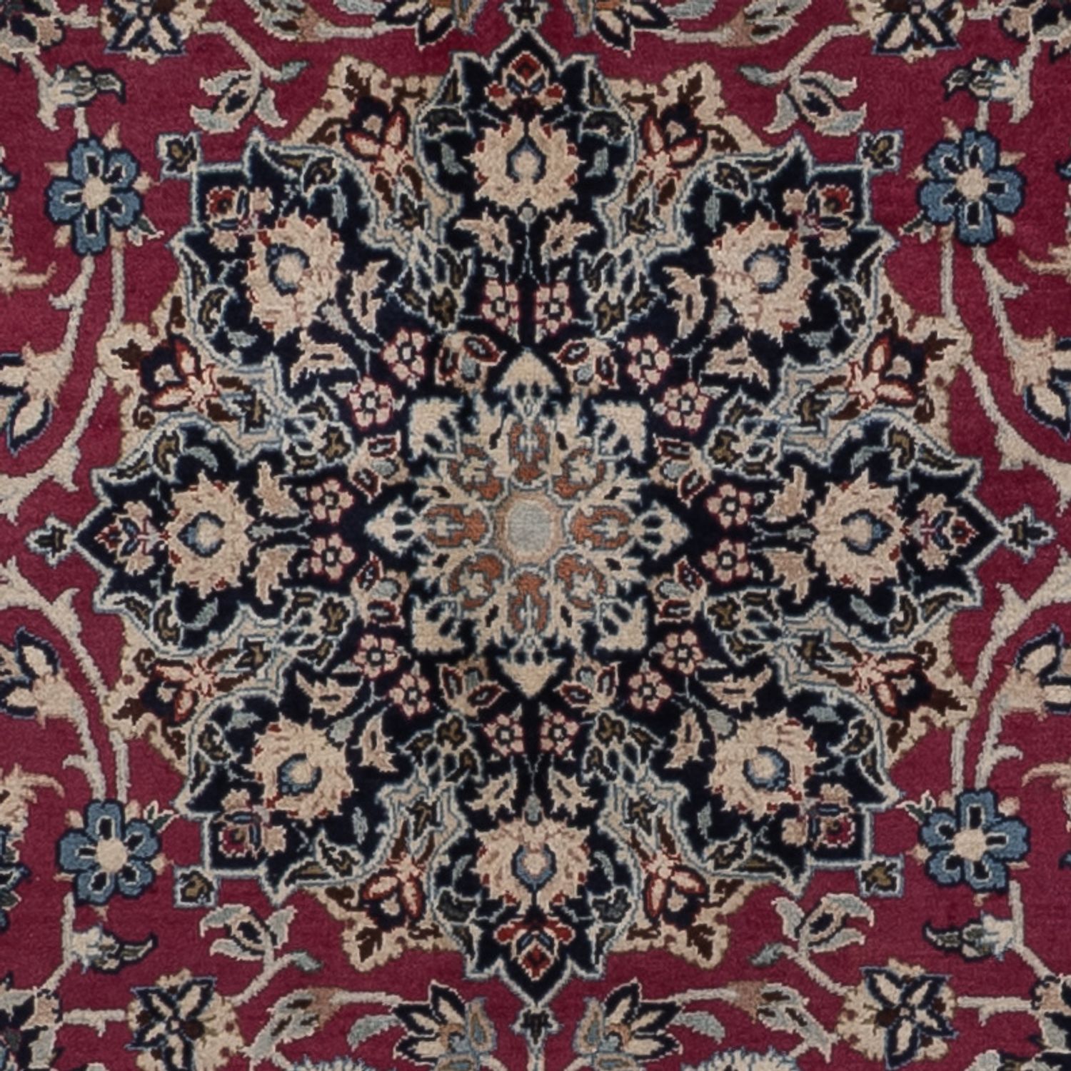 Perský koberec - Isfahán - Premium - 243 x 151 cm - tmavě béžová