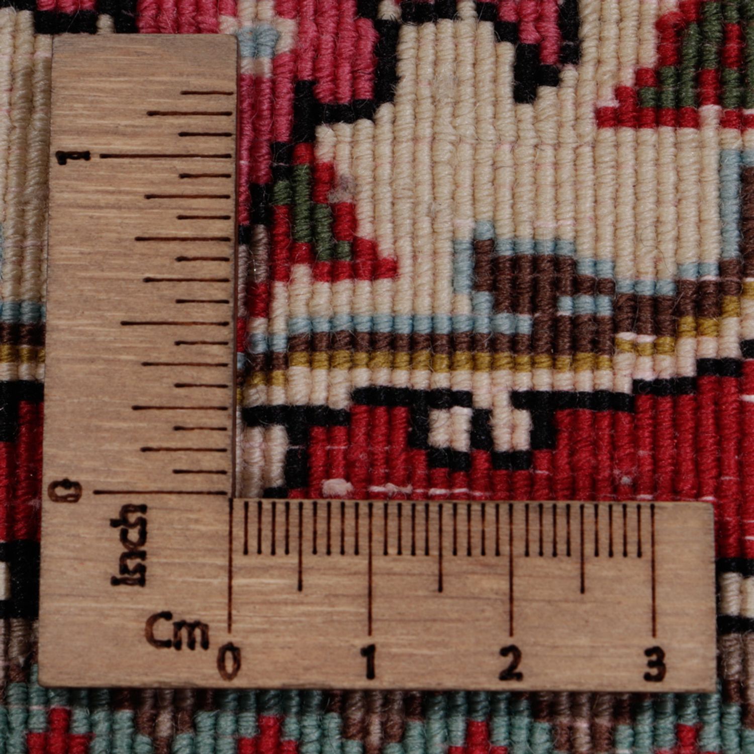 Persisk teppe - Ghom - 204 x 140 cm - mørkeblå