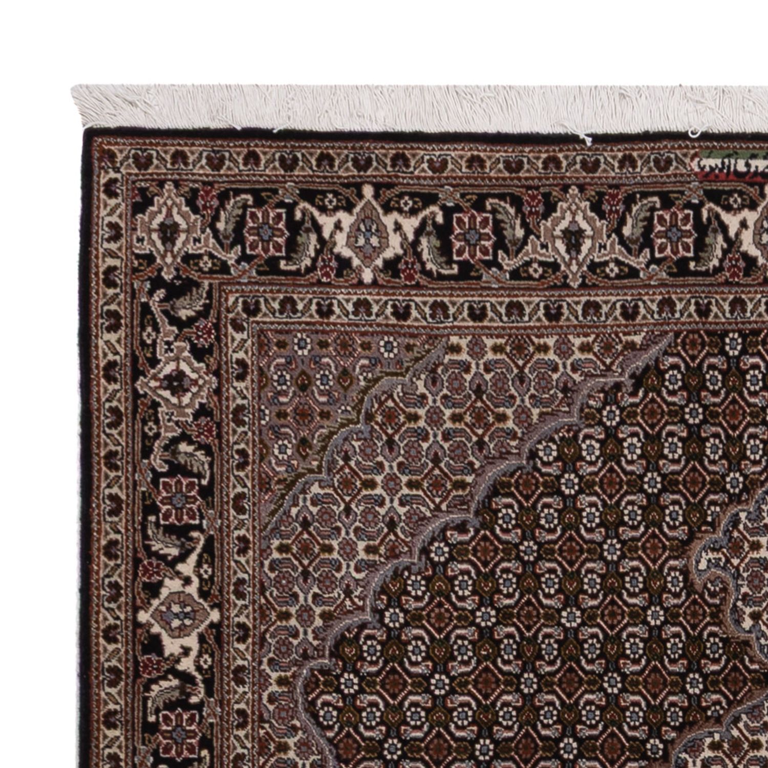 Persisk teppe - Tabriz - Royal - 197 x 152 cm - mørk beige
