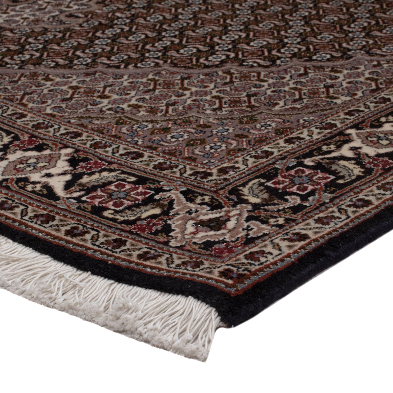 Persisk teppe - Tabriz - Royal - 197 x 152 cm - mørk beige