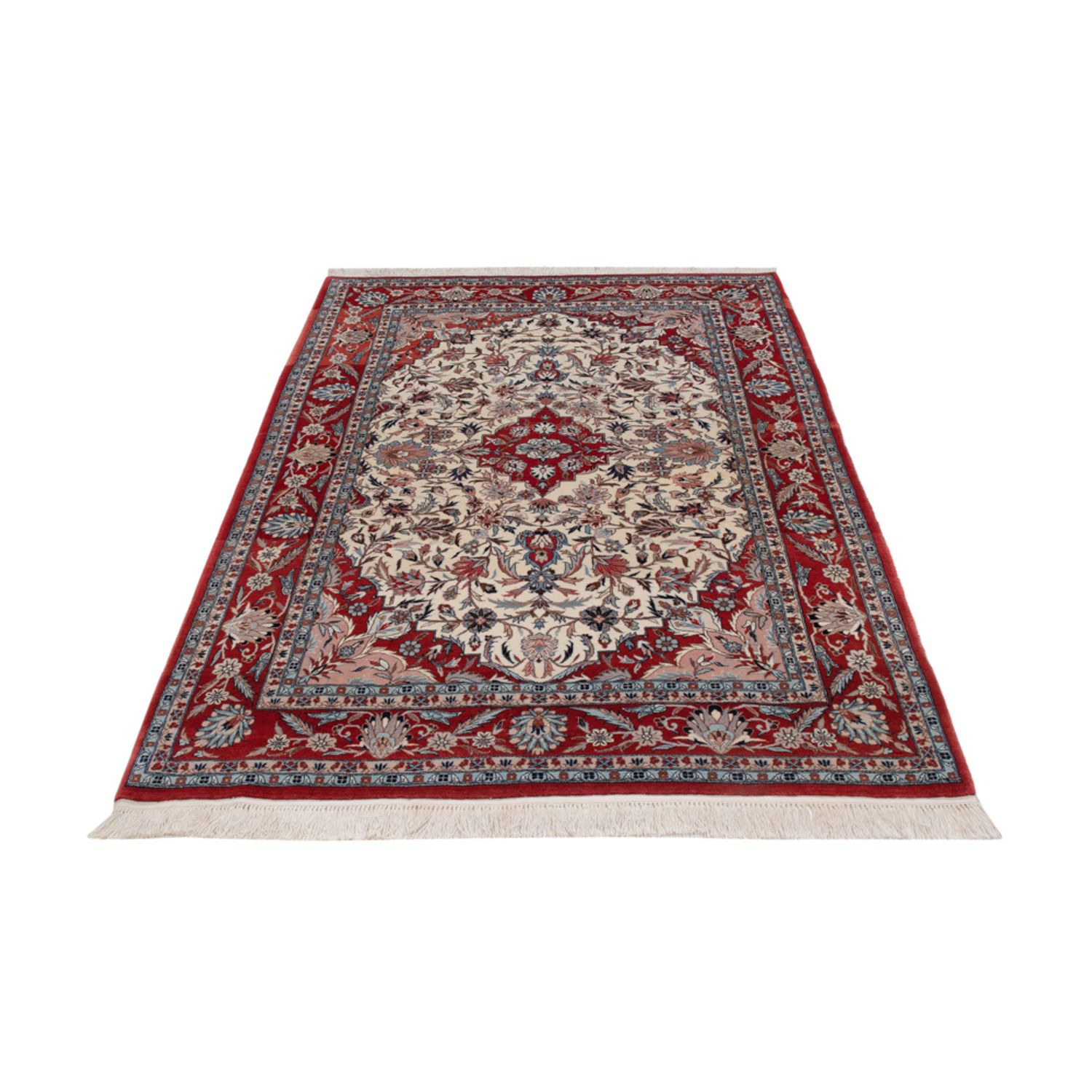 Perský koberec - Isfahán - Premium - 185 x 125 cm - béžová