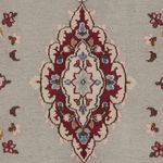 Persisk teppe - klassisk - 214 x 123 cm - lysegrå