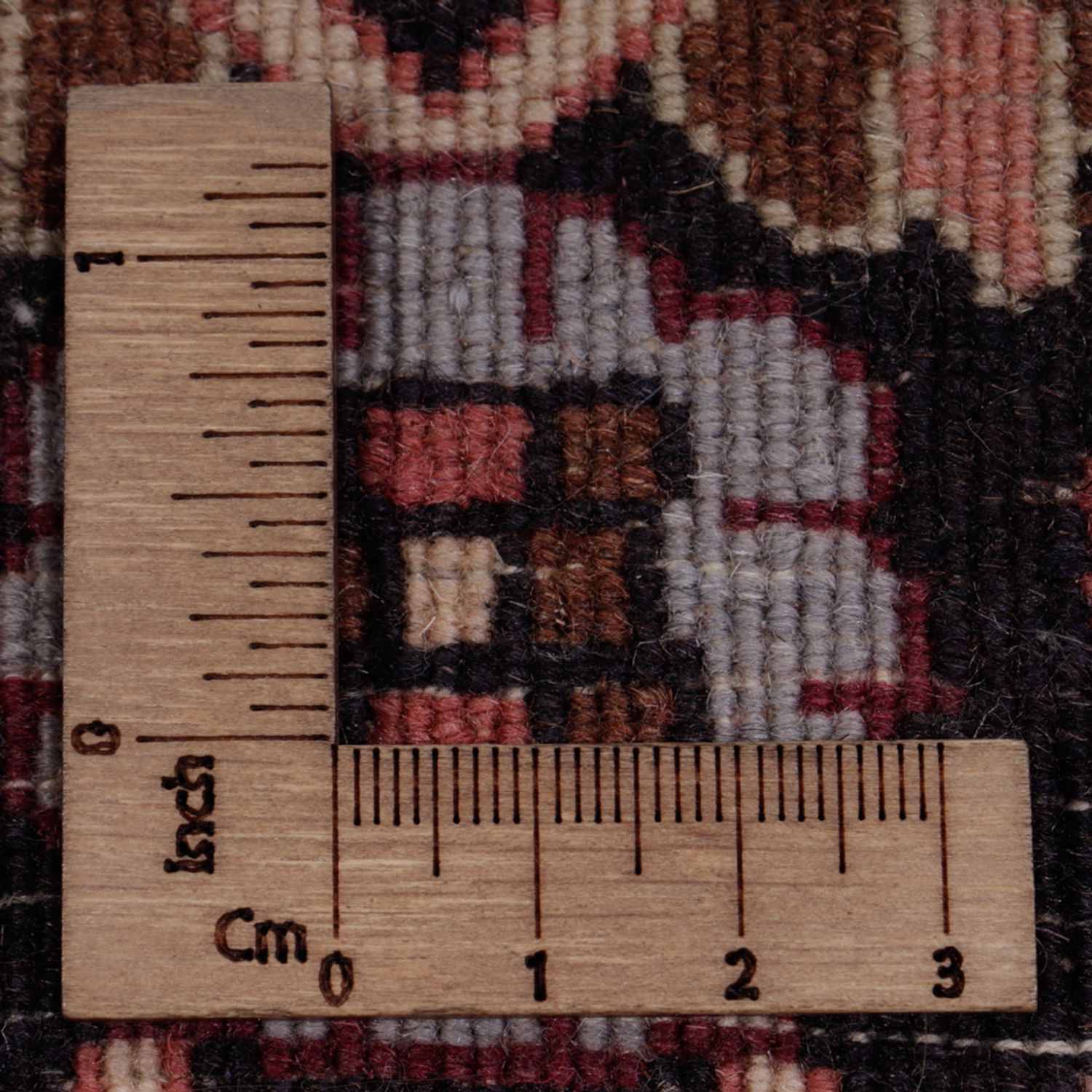 Perský koberec - Bijar - 246 x 143 cm - tmavě hnědá