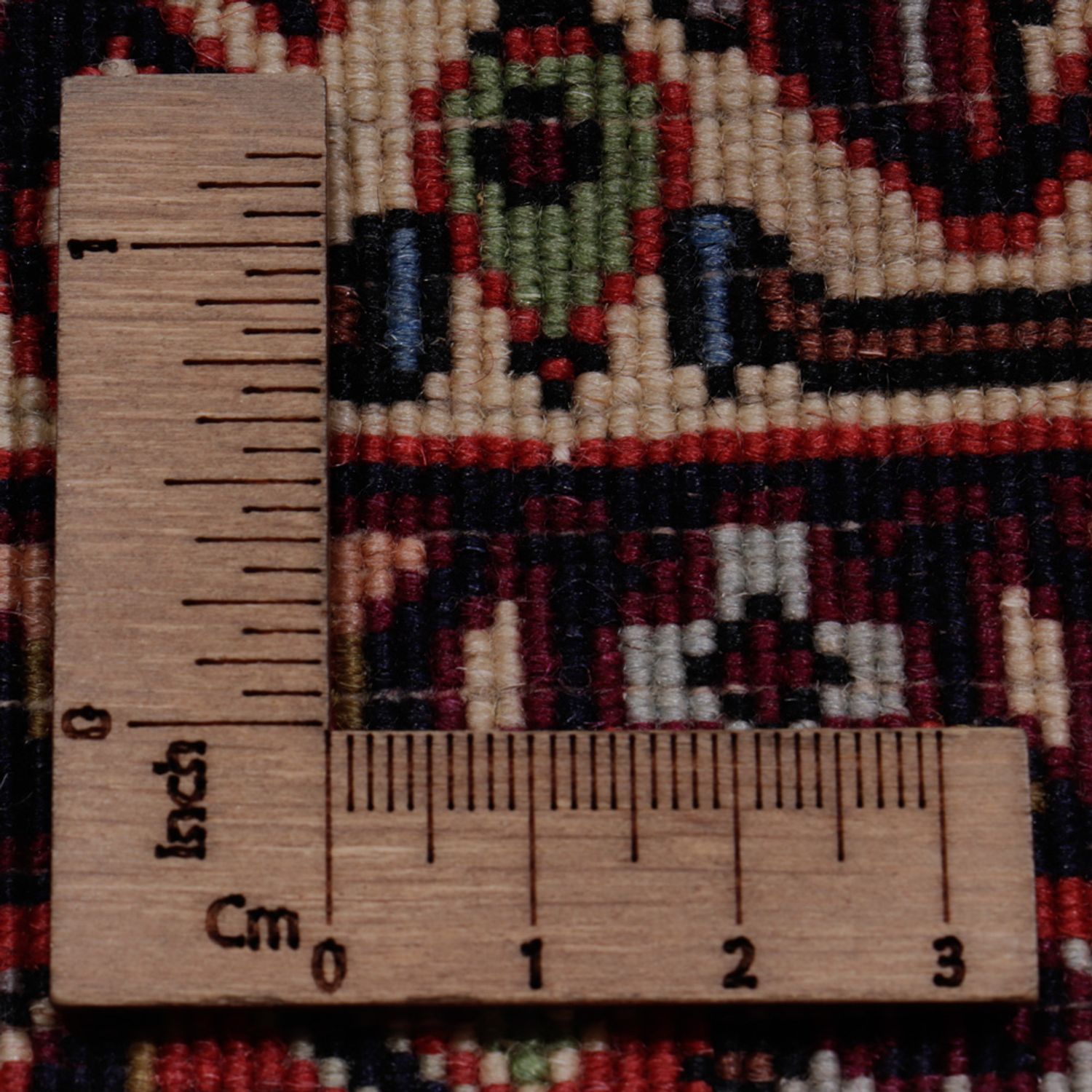 Alfombra persa - Bidjar - 174 x 112 cm - verde oliva