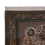 Perský koberec - Ghom - 226 x 135 cm - tmavě béžová