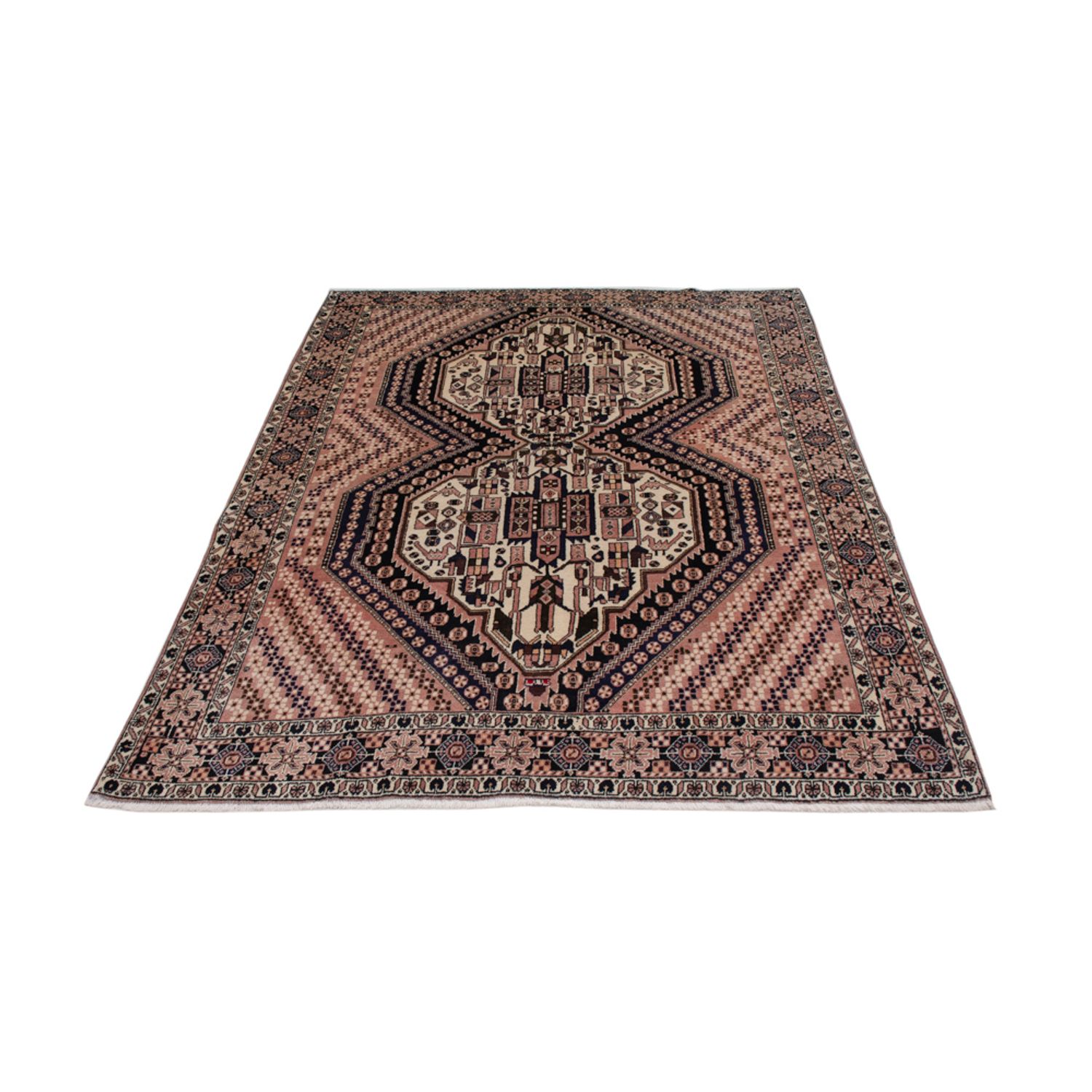 Persisk teppe - Nomadisk - 210 x 152 cm - mørk beige