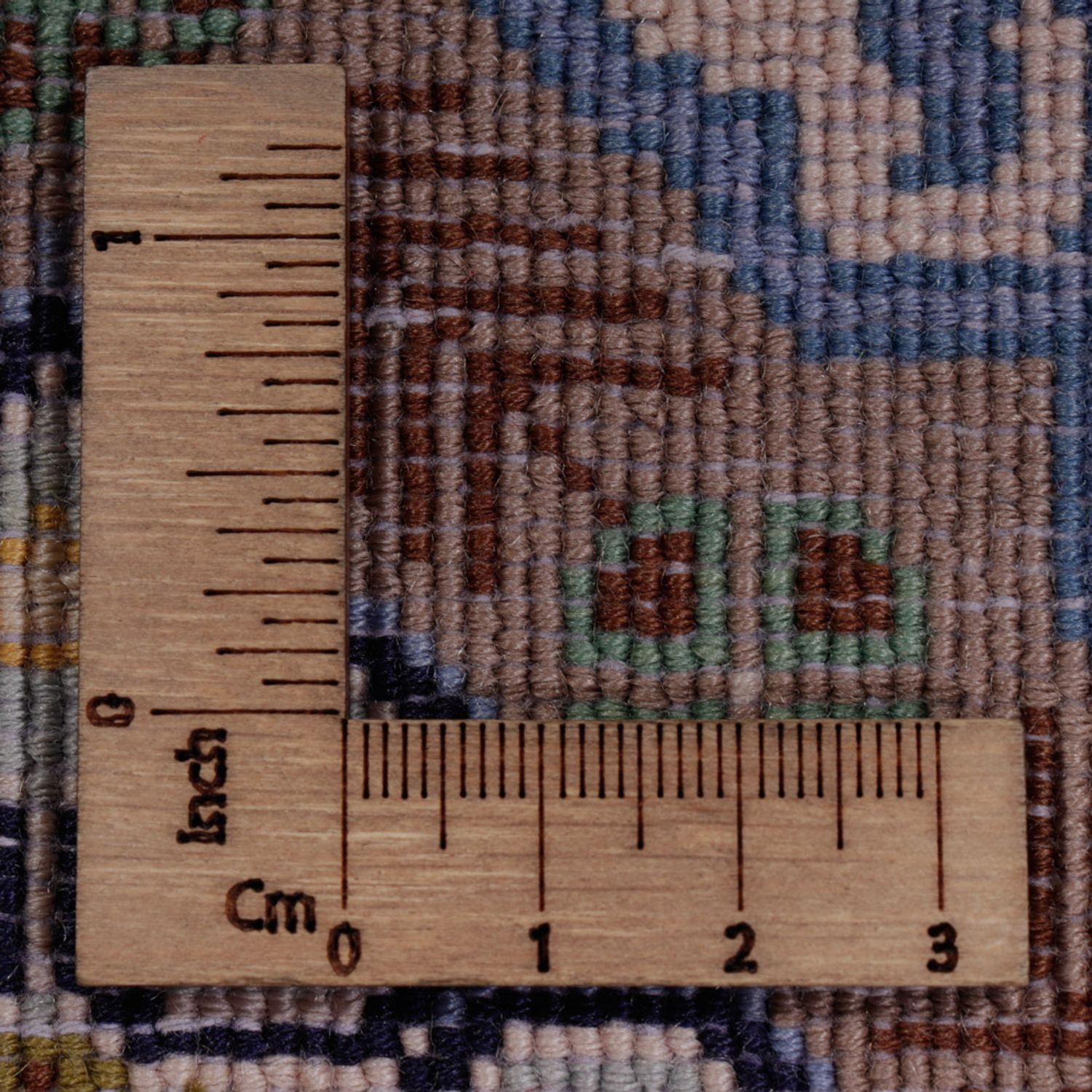 Perský koberec - Keshan - 199 x 137 cm - tmavě béžová