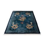 Hedvábný koberec - Čínské hedvábí - 187 x 123 cm - béžová