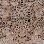 Hedvábný koberec - Kašmírské hedvábí - 188 x 126 cm - tmavě béžová