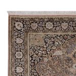 Hedvábný koberec - Kašmírské hedvábí - 188 x 126 cm - tmavě béžová