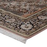 Hedvábný koberec - Kašmírské hedvábí - 188 x 126 cm - tmavě béžová