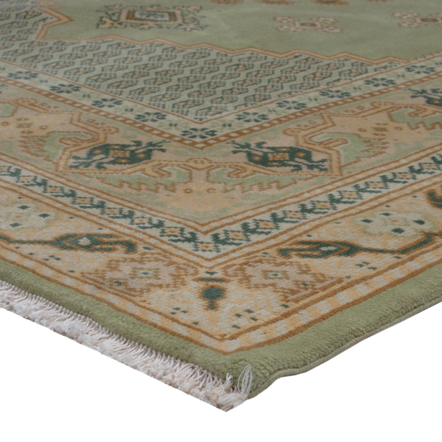 Perský koberec - Nomádský - 227 x 145 cm - tmavě béžová