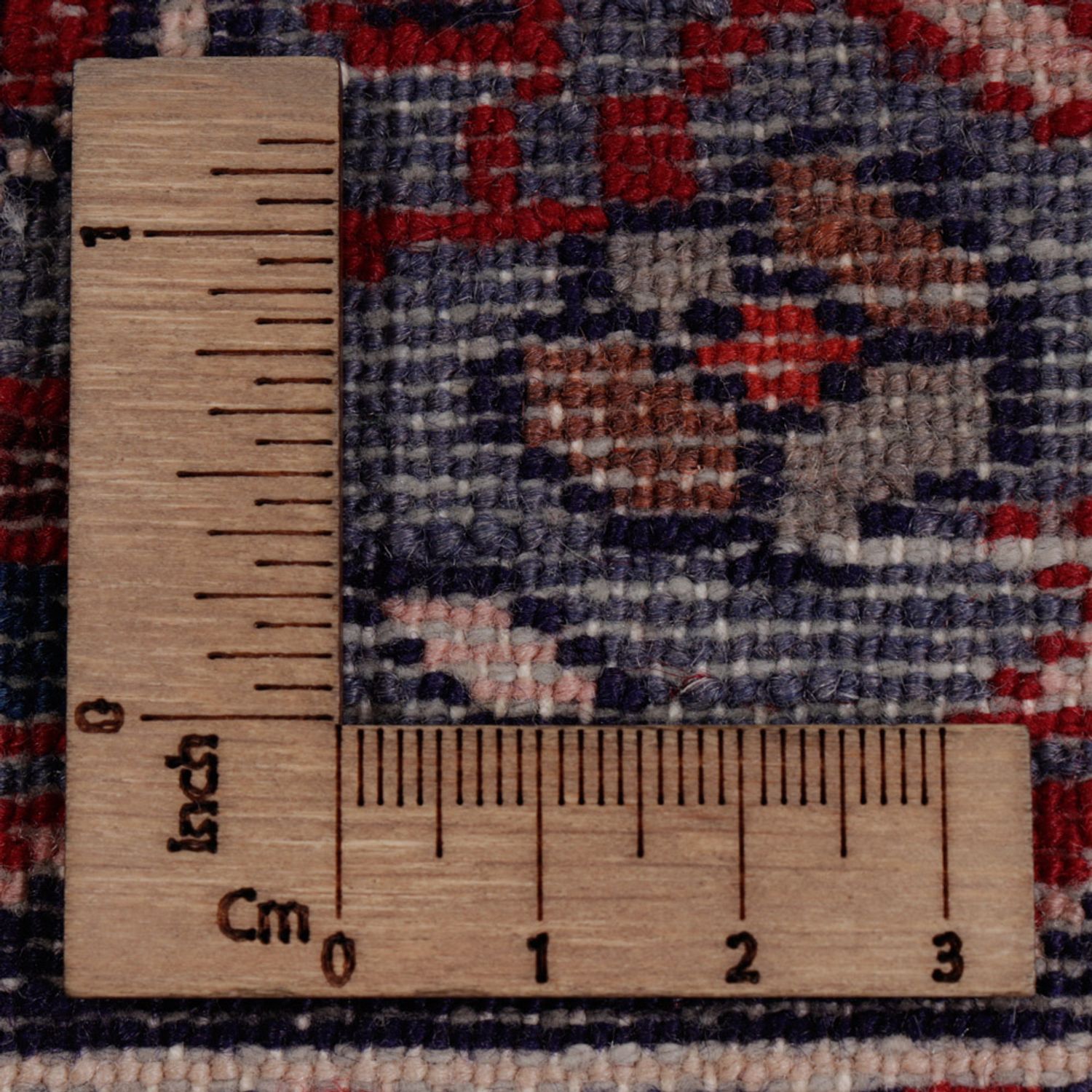 Persisk teppe - Nomadisk - 207 x 137 cm - mørk rød