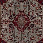 Persisk teppe - Nomadisk - 207 x 137 cm - mørk rød