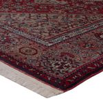 Persisk teppe - Nomadisk - 207 x 137 cm - mørk rød