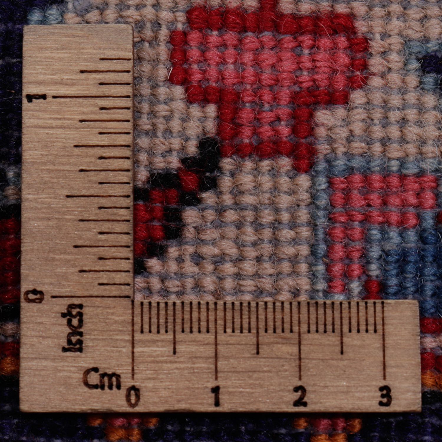 Persisk teppe - Keshan - 194 x 131 cm - blå