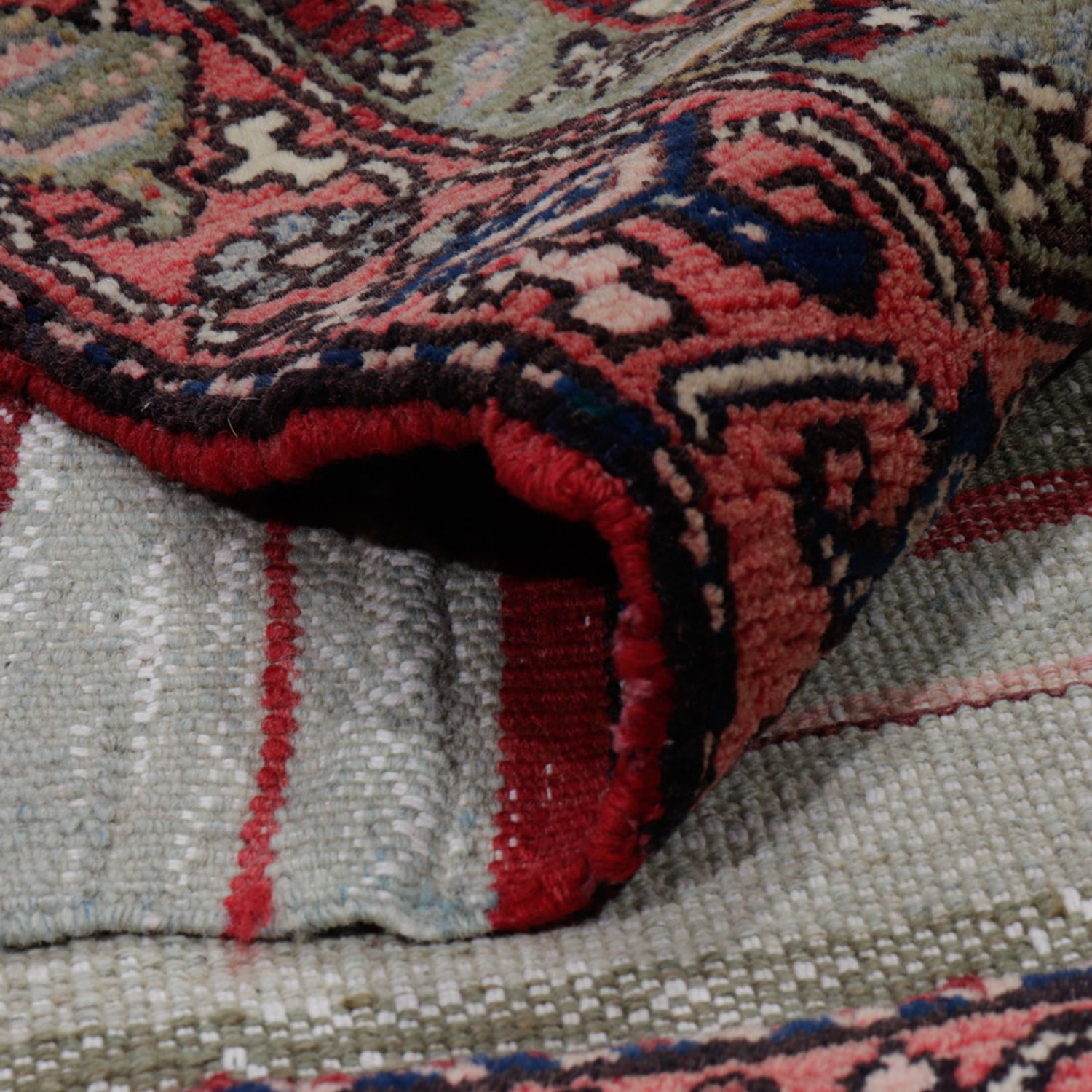 Persisk teppe - Nomadisk - 204 x 140 cm - flerfarget