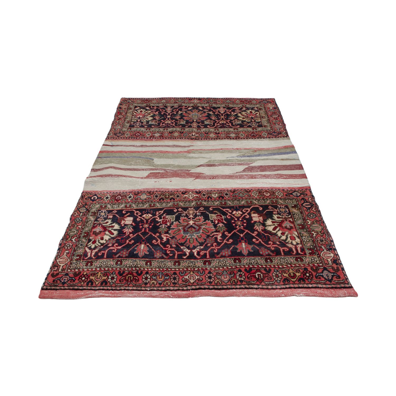 Persisk teppe - Nomadisk - 204 x 140 cm - flerfarget