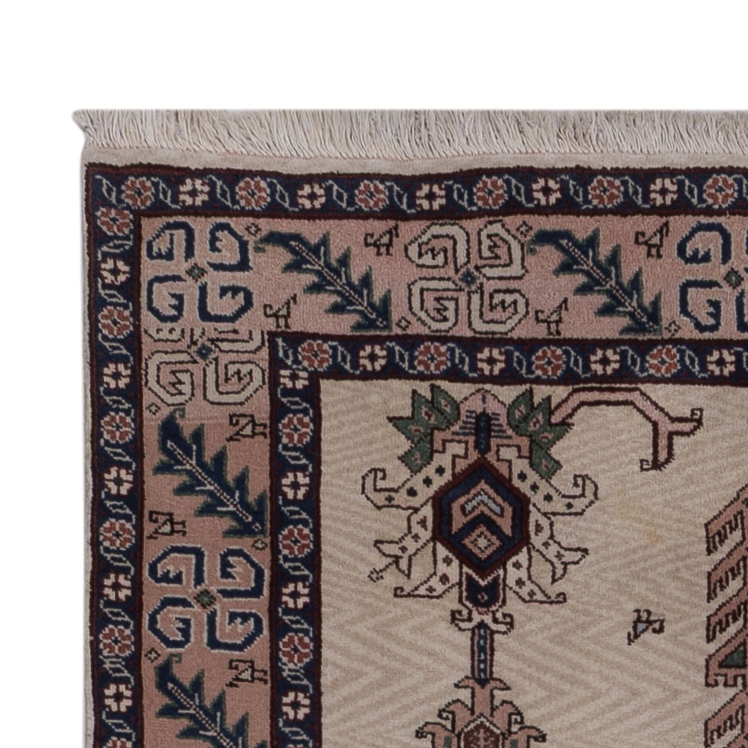 Persisk teppe - Nomadisk - 170 x 116 cm - beige