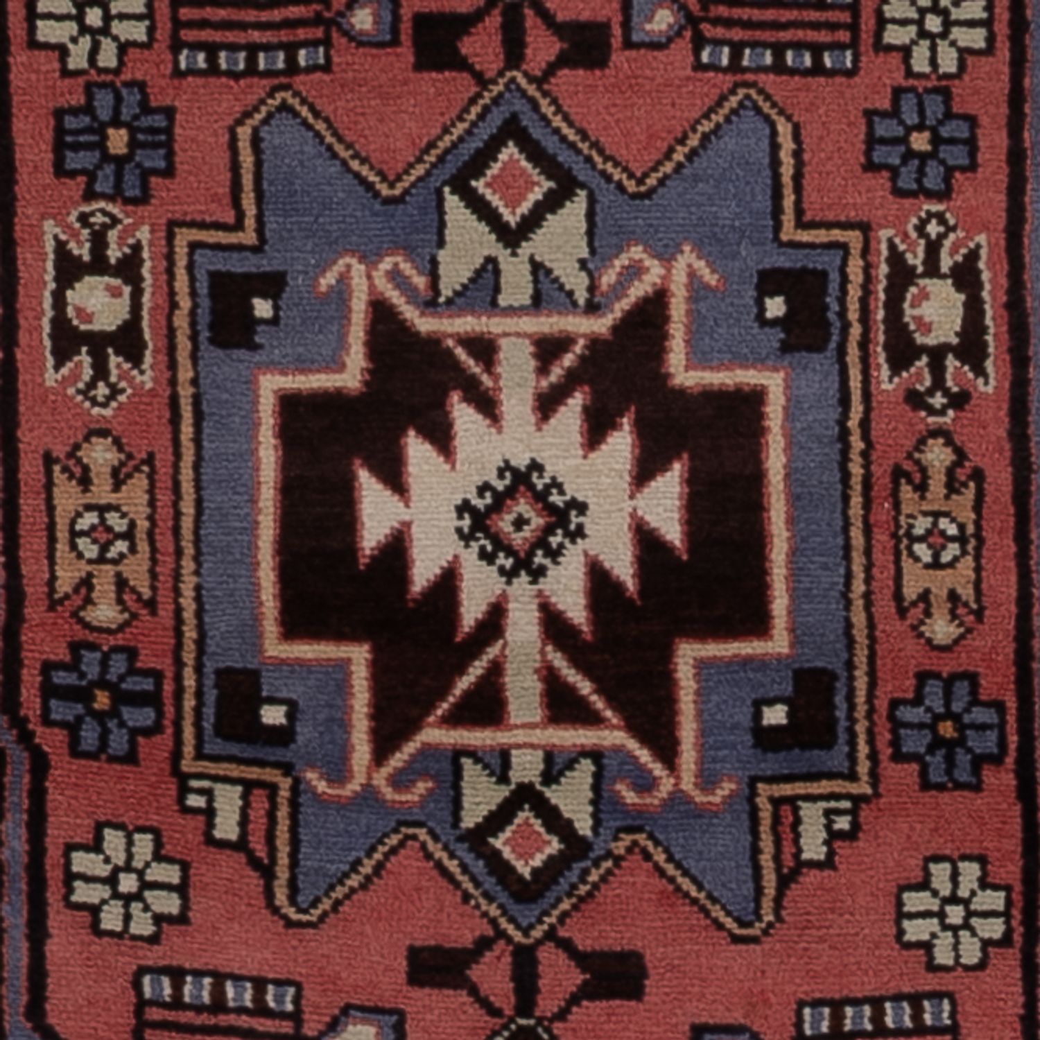 Persisk teppe - Nomadisk - 199 x 130 cm - mørkeblå