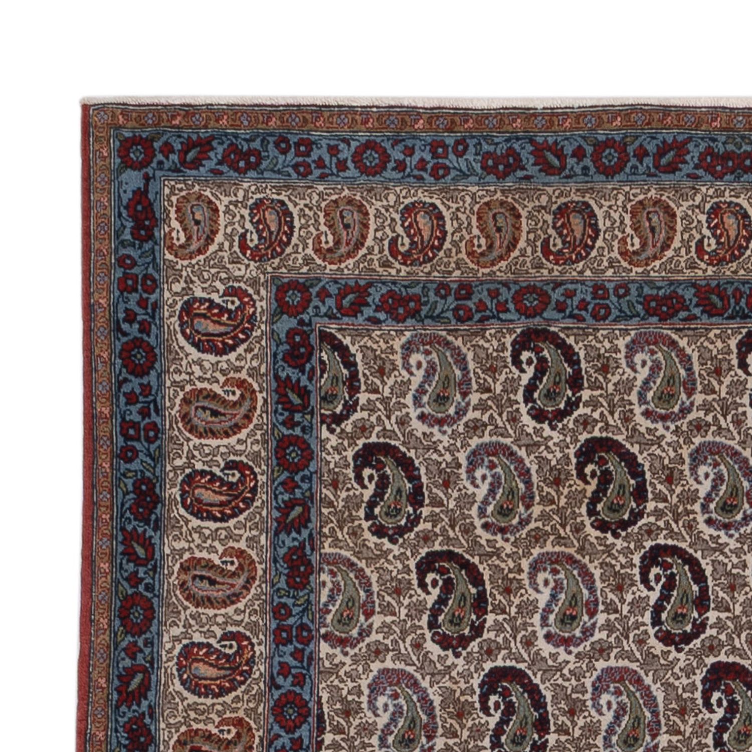 Persisk teppe - Ghom - 203 x 135 cm - laks