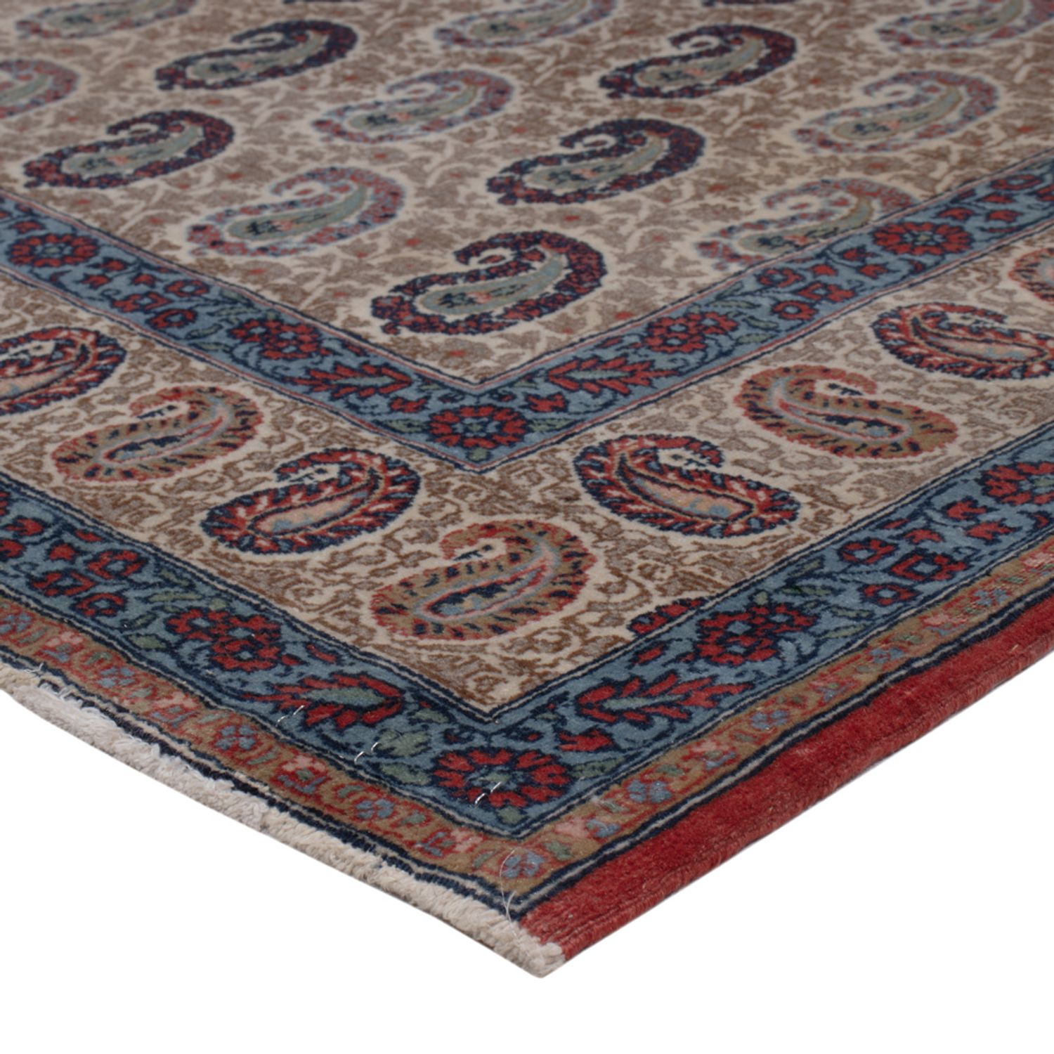 Persisk teppe - Ghom - 203 x 135 cm - laks