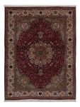 Persisk teppe - Tabriz - 195 x 147 cm - vinrød