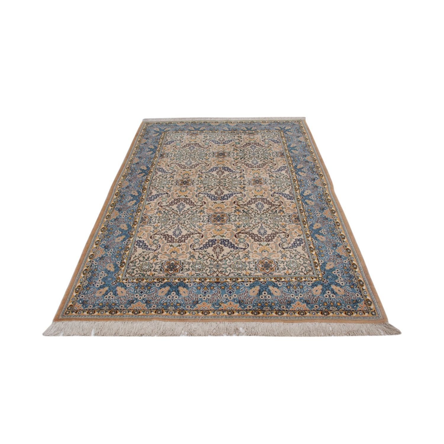 Persisk teppe - Ghom - 209 x 140 cm - sand