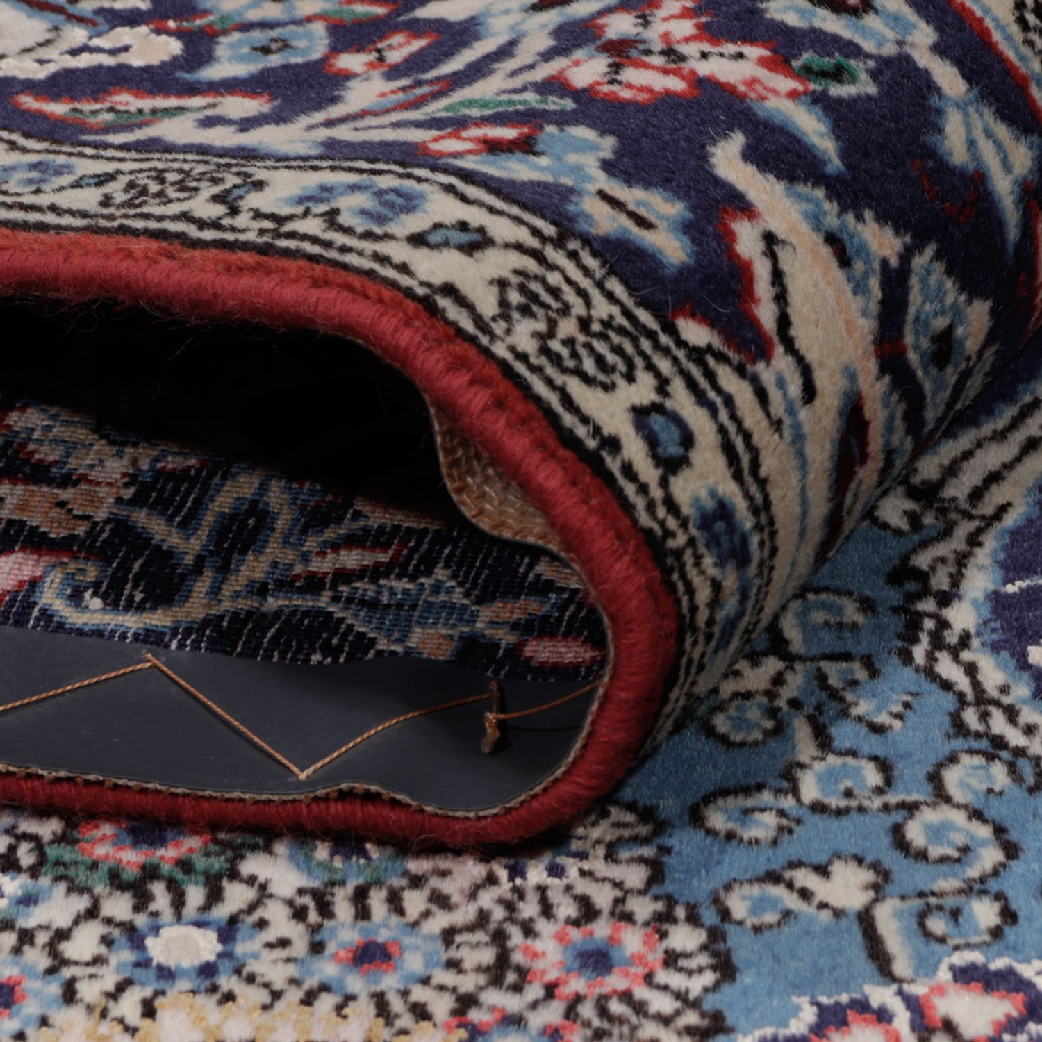 Persisk teppe - Ghom - 218 x 140 cm - blå