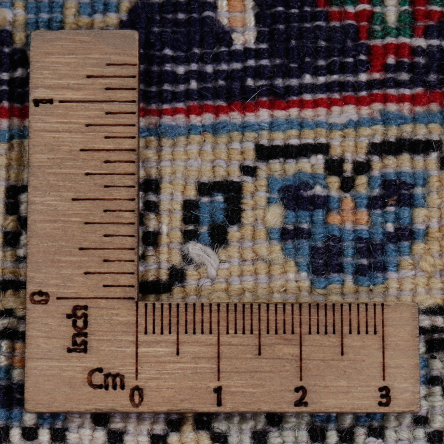 Persisk teppe - Ghom - 218 x 140 cm - blå