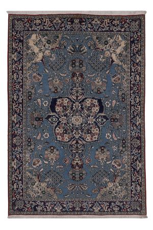Persisk teppe - Ghom - 218 x 140 cm - blå