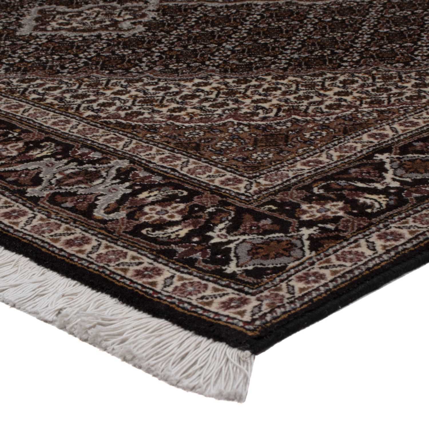 Persisk teppe - Tabriz - 197 x 150 cm - mørk beige