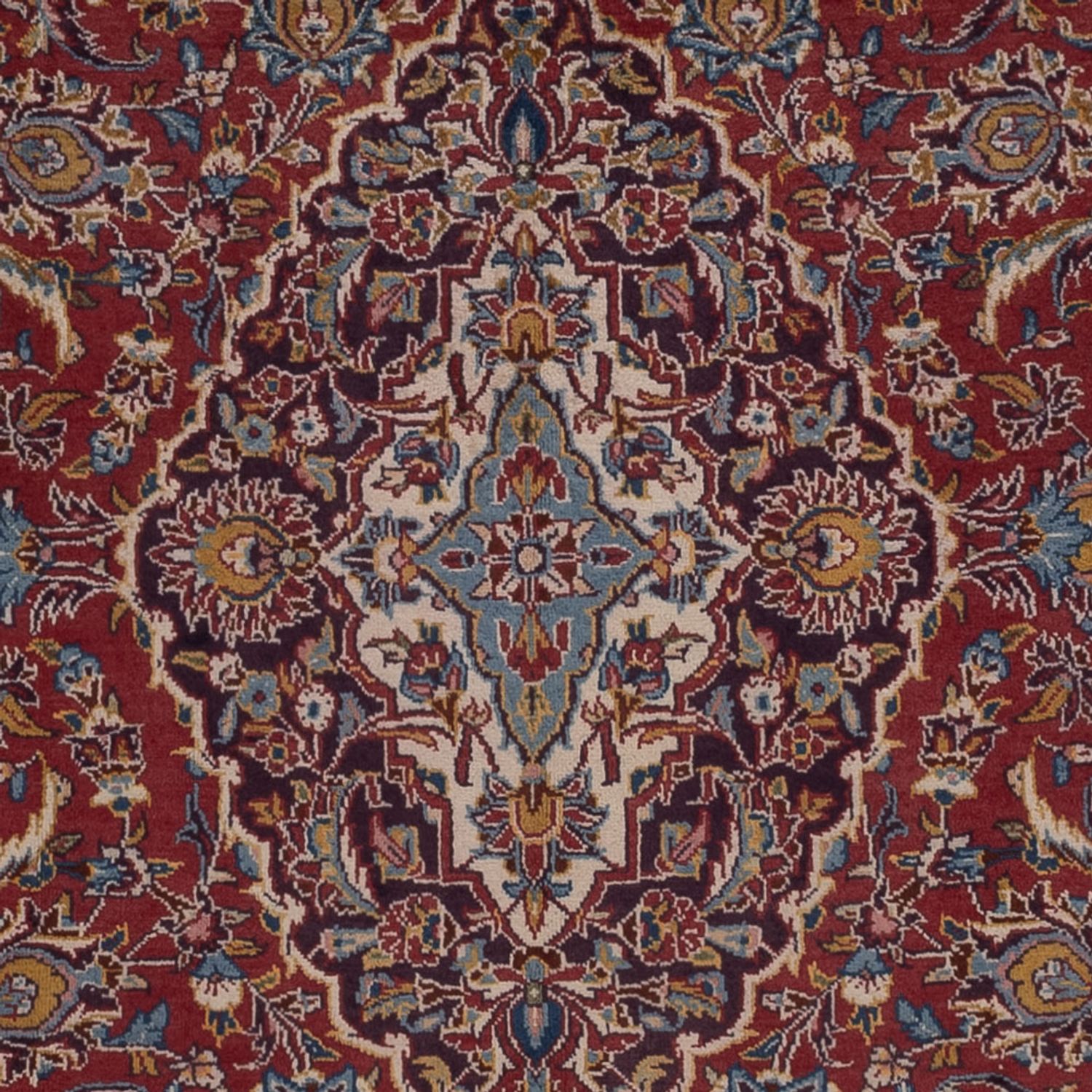 Perský koberec - Keshan - 332 x 218 cm - rezavá